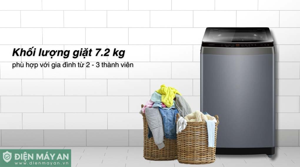 Máy giặt Aqua 7.2 kg AWM72-316K(S)